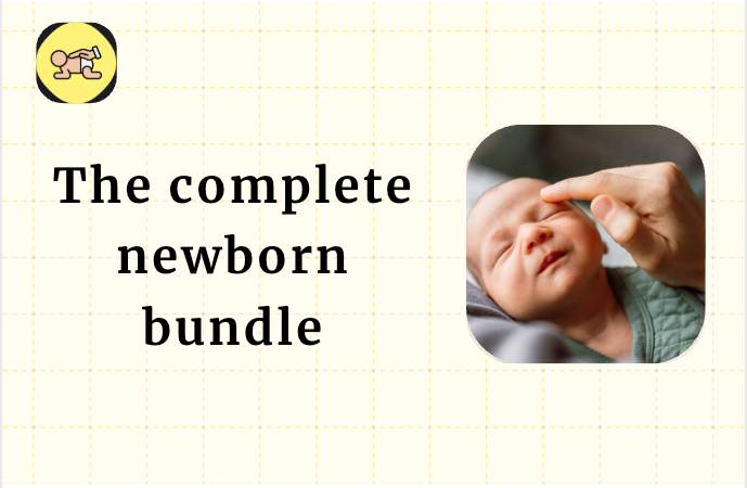 The complete newborn bundle: massage, sleep, laughter and more